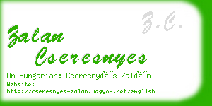 zalan cseresnyes business card